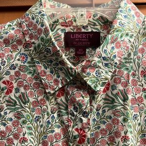 J Crew Liberty Isborella Art Fabric shirt 10